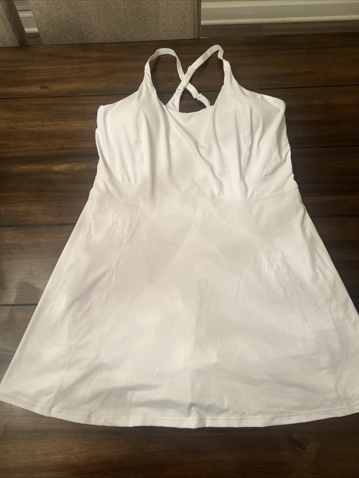 Attraco Sports Women’s Athletic Pocket Tennis Dress CG2 White Small NWT