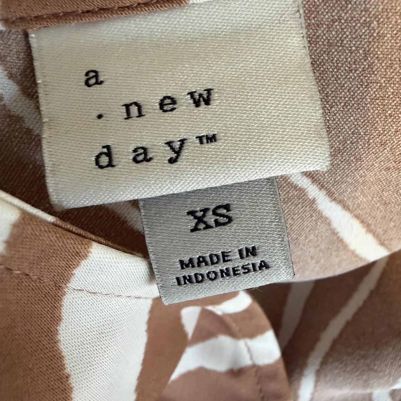 Brown and cream zebra print midi slip dress from A New Day