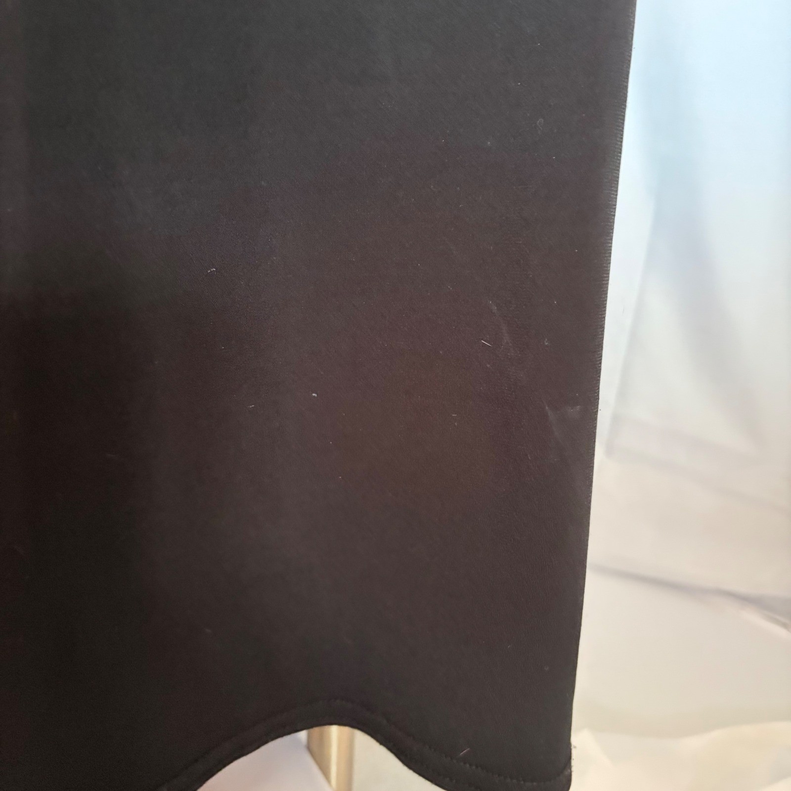 City Triangles Gorgeous flowy Black Maxi Dress/gown with Rhinestone Bust Detail