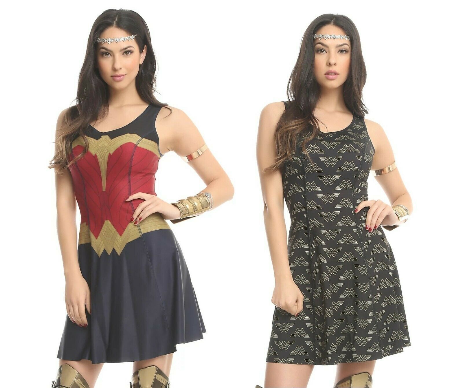 new Her Universe DC Comics Wonder Woman reversible dress top skirt cosplay XS