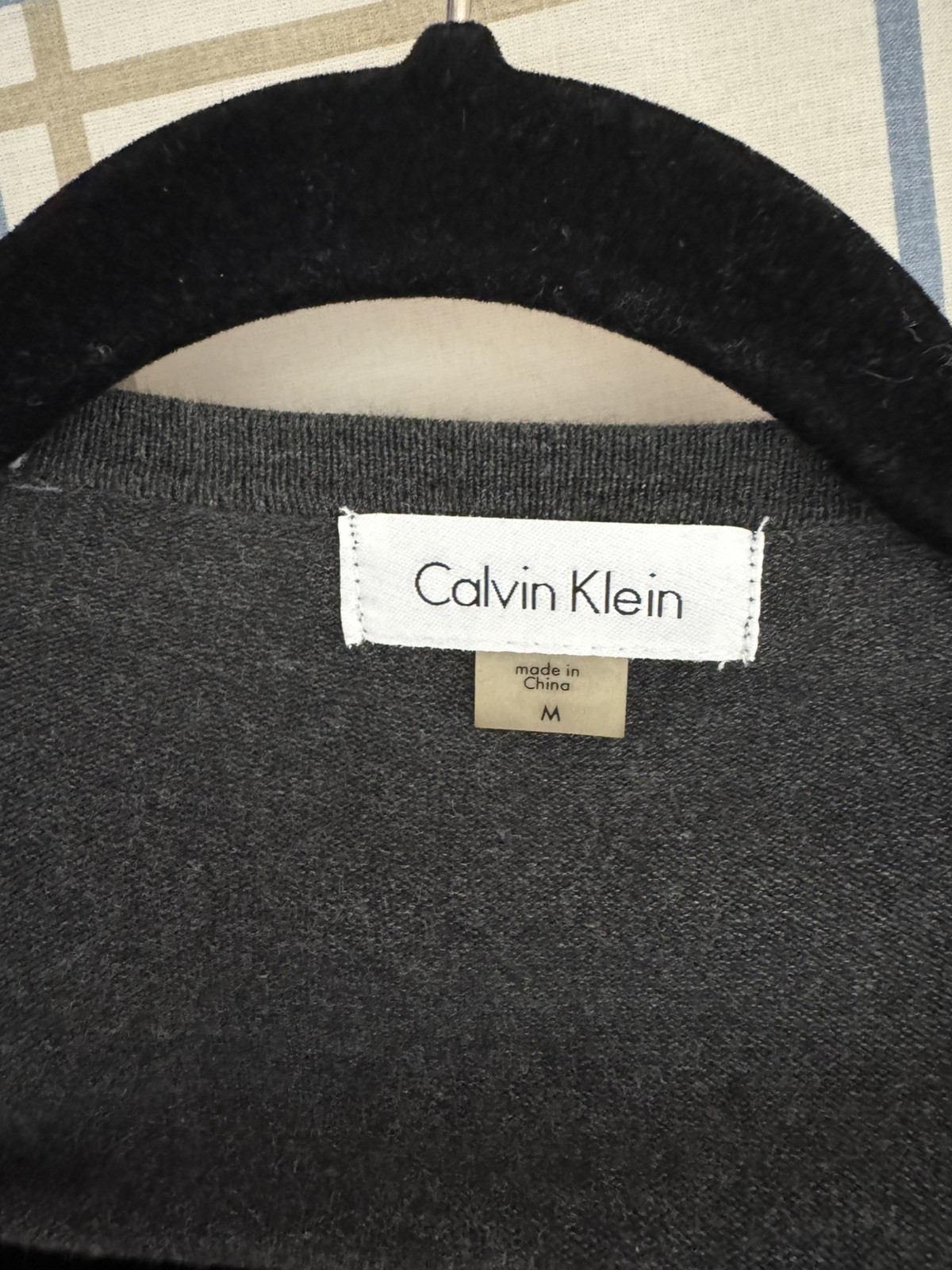 Calvin Klein Long Sleeve Wrap Dress Medium