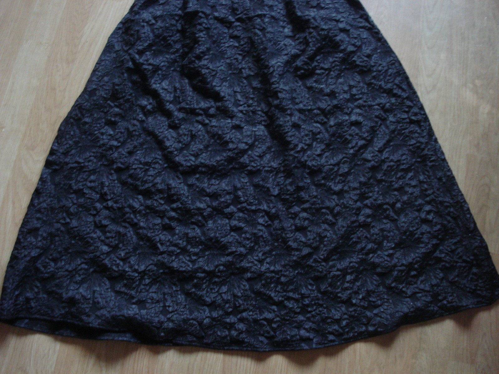 FLOREYA BLACK CRINKLE STRAPPY POLY/ELASTANE SLEEVELESS UK XL 34IN BUST