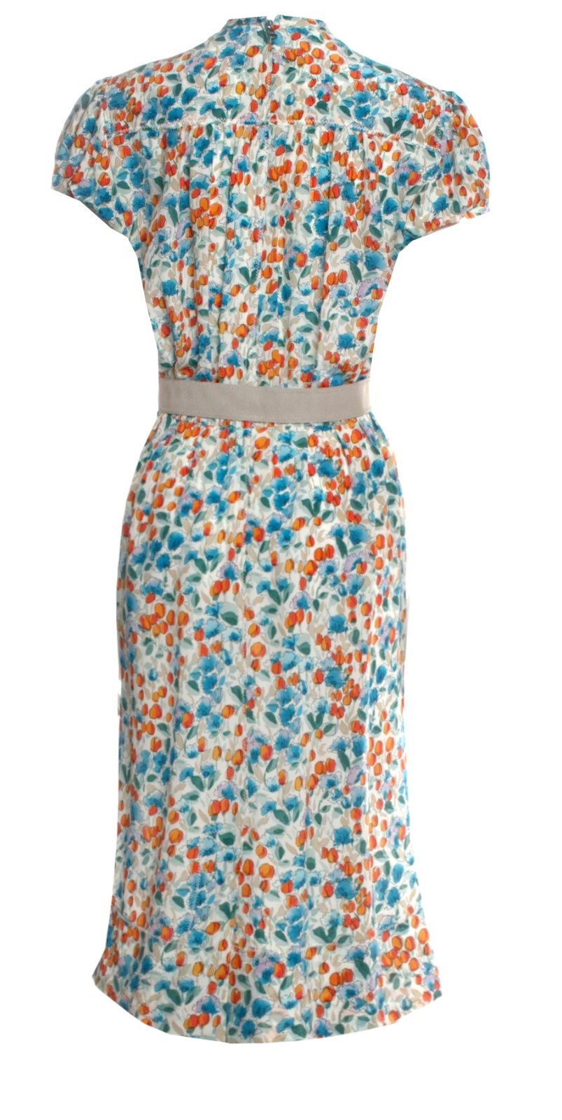 SALE! $6,500 Vint. DOLCE & GABBANA Silk Satin lace Dress size 44-46