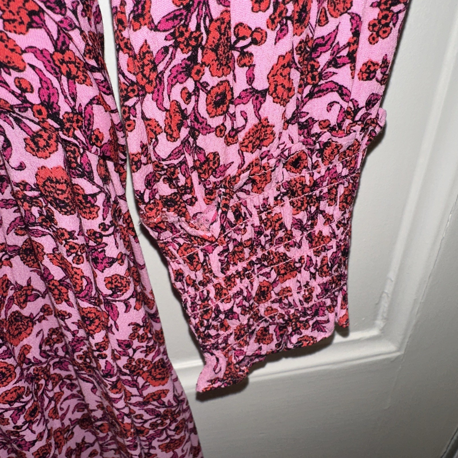 WHISTLES * SIZE 10 PINK HEATH FLORAL PRINT LADIES MIDI DRESS RRP £149
