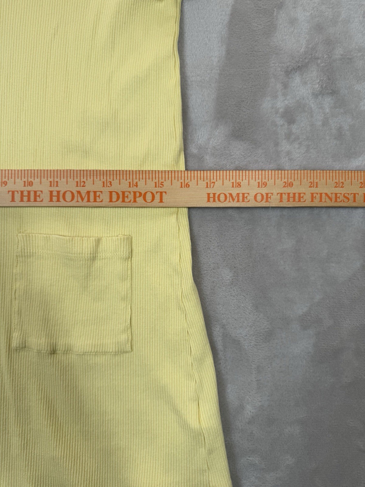 Altar’d State Medium Yellow Mini Short Sleeve T-Shirt Pocket V Neck Dress