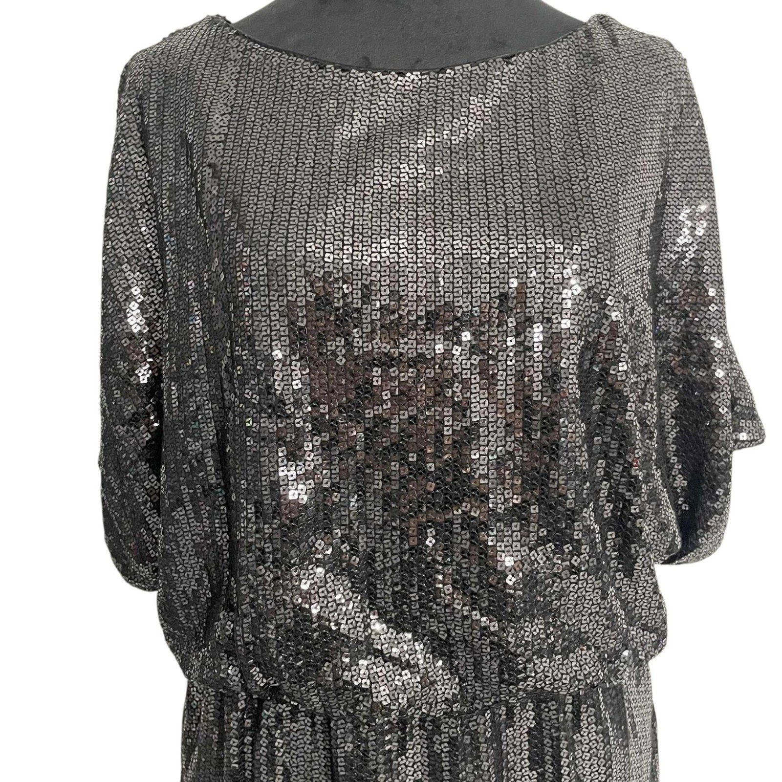 Xscape Petite Size 10 P Dress Sequin Black Holidays Classy