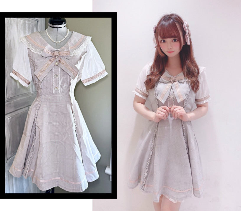 Liz Lisa Dungaree Sailor Collar OP Dress Bijou Jfashion Gyaru Himekaji Japan