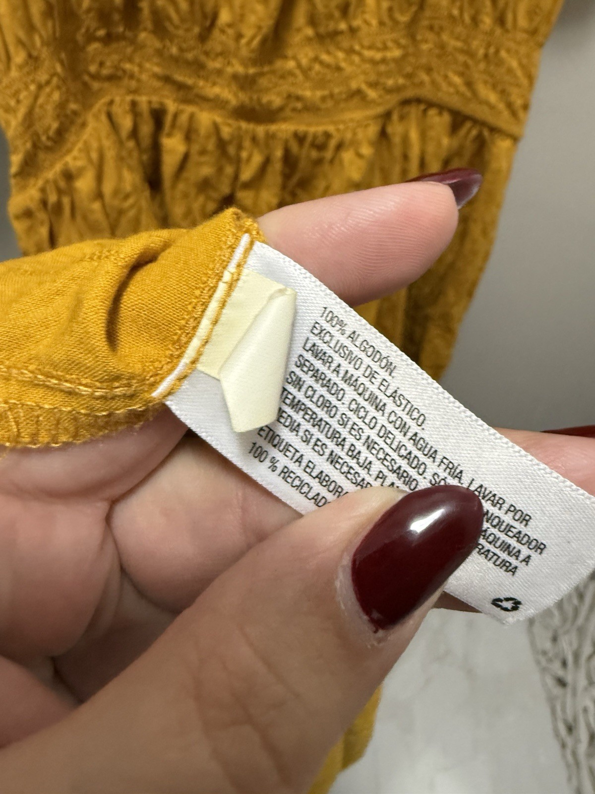 Universal Thread Eyelet Ruffle Midi Dress Mustard Yellow Size XL Cottagecore