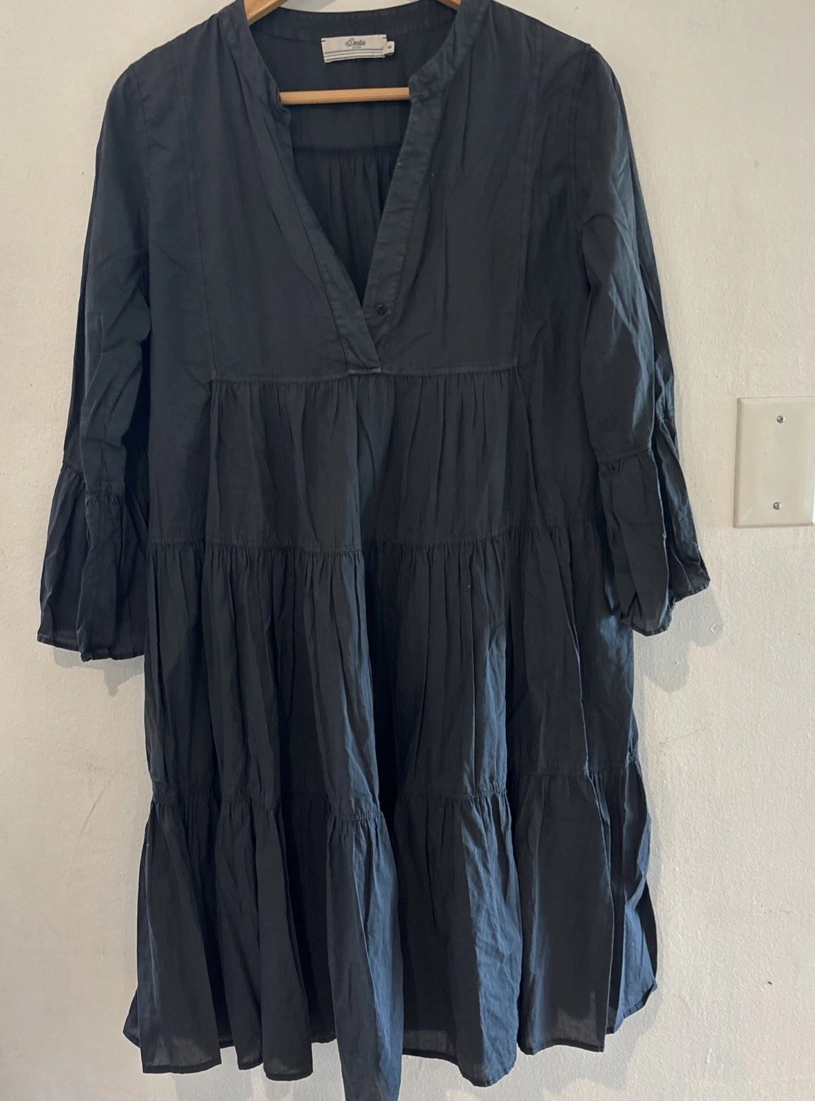 devotion twins black cotton dress small