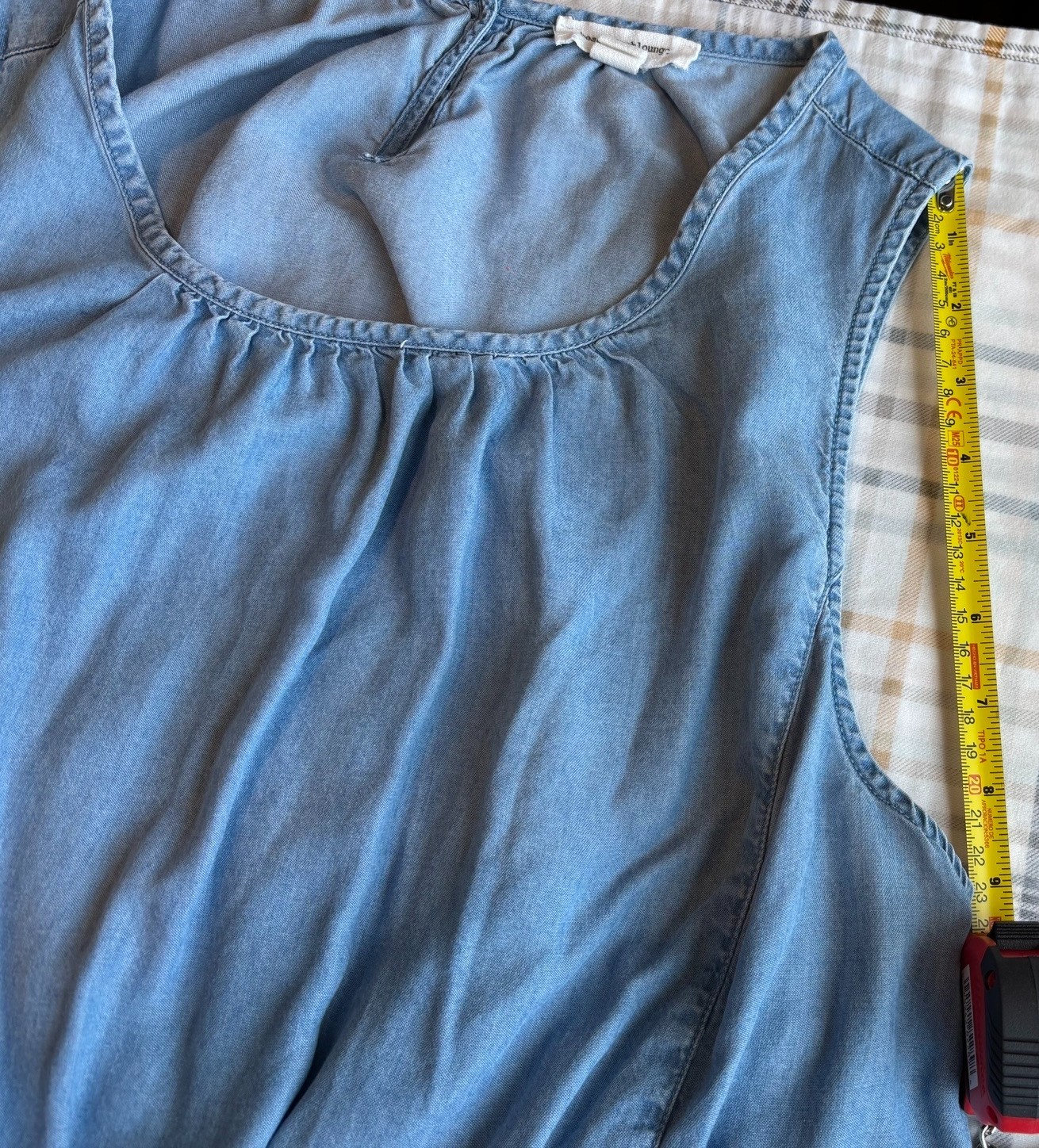 Beach Lunch Lounge Collecttion Blue Dress Size XL