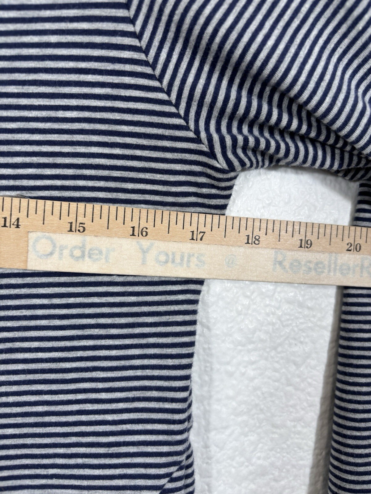 Betabrand Athletic Dress Size L Striped Ruched Sides Cotton Blend Pockets