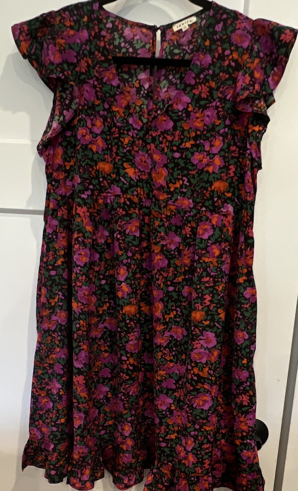 Boutique brand Jodifl Size Medium Floral A-Line Knee Dress