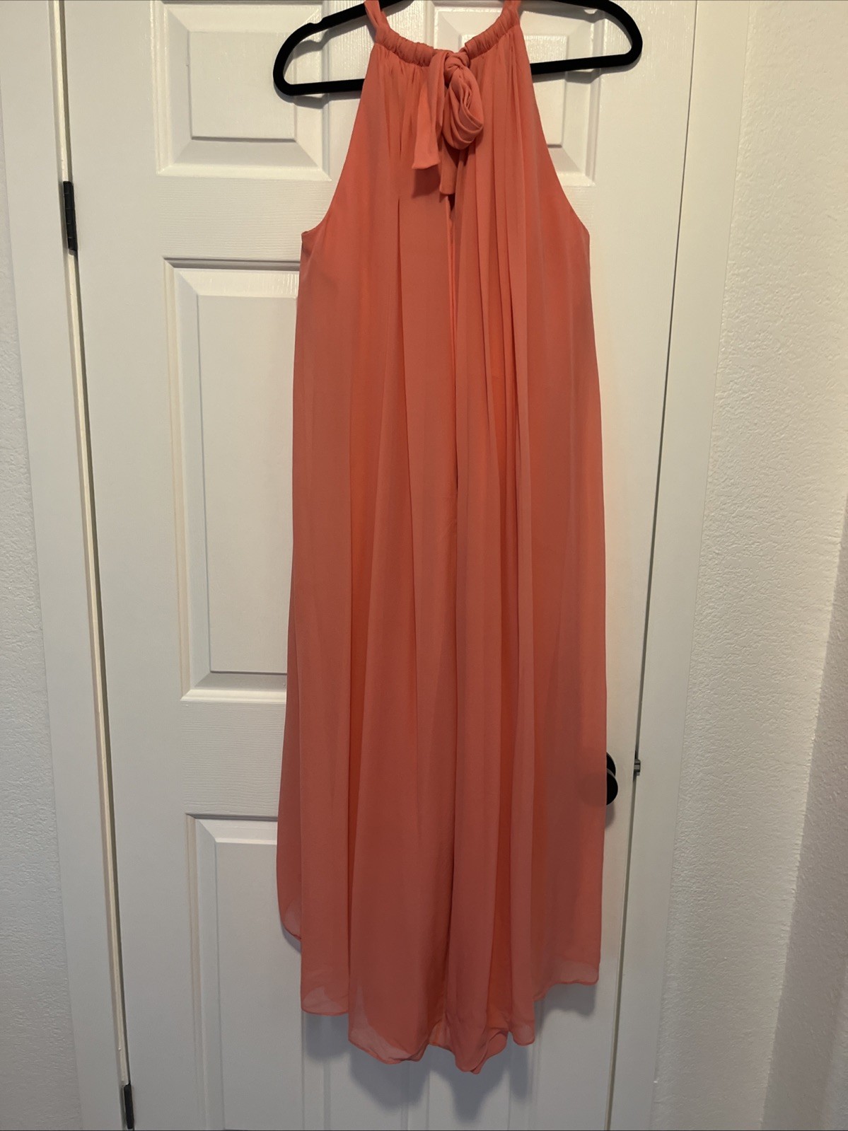 Trina Turk Pant dress W/ Billowing Cape Front And Back, Mid Thigh Length, Fitted