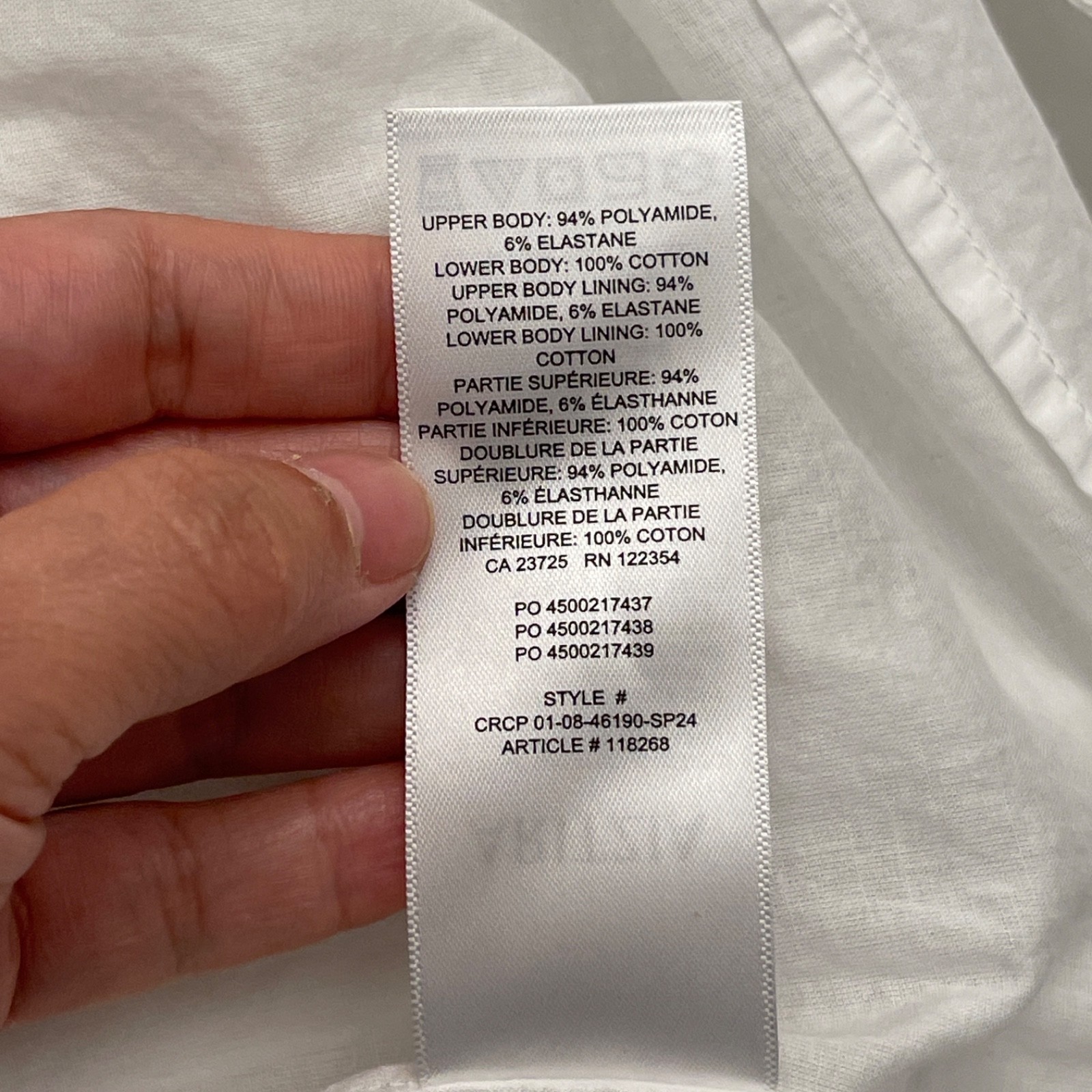 Babaton Aritzia Wordly Poplin Midi Dress Women’s Size L White Drop Waist Lined