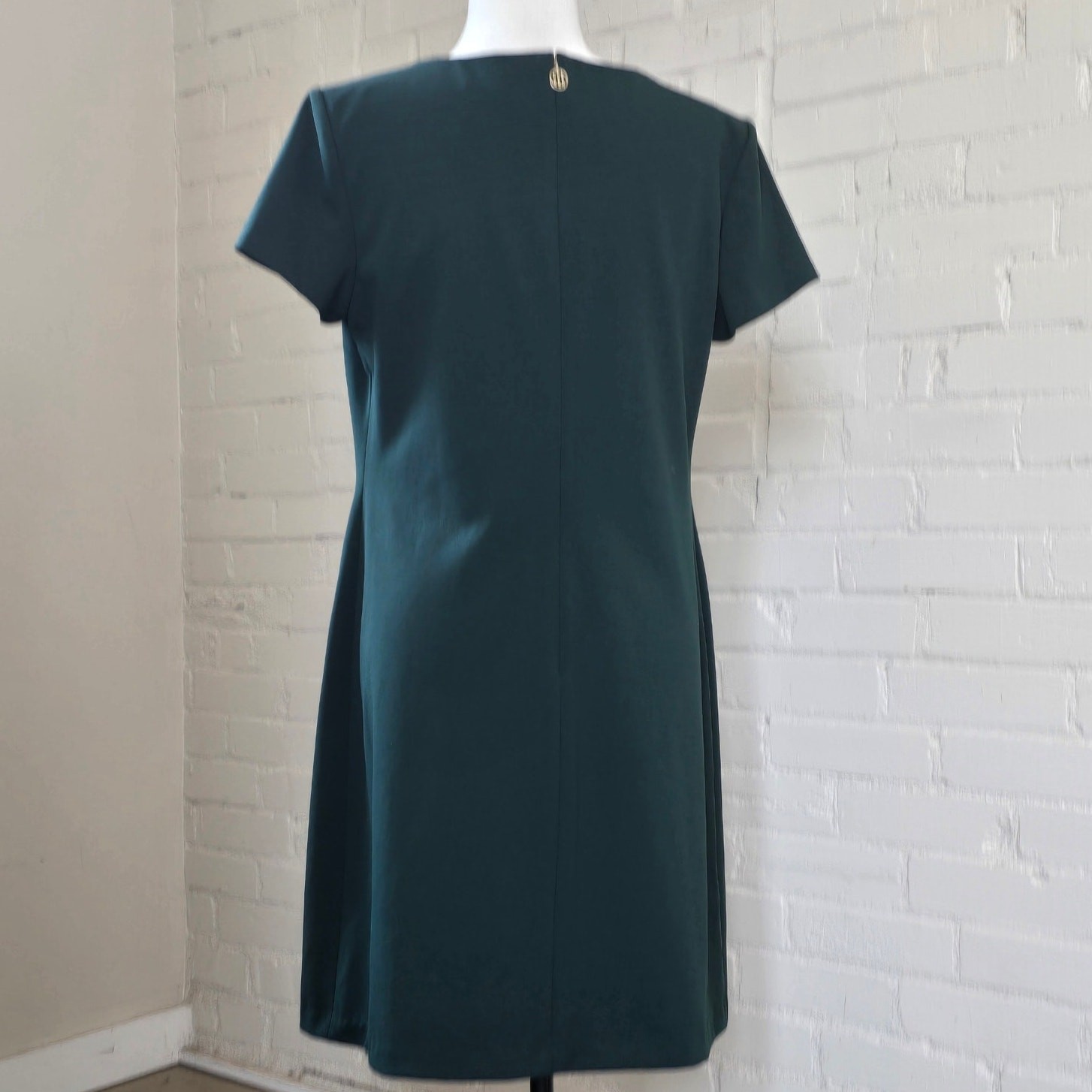 ​Tommy Hilfiger Emerald Shift Dress┃Preppy Americana Mod Workwear┃Dark Academia