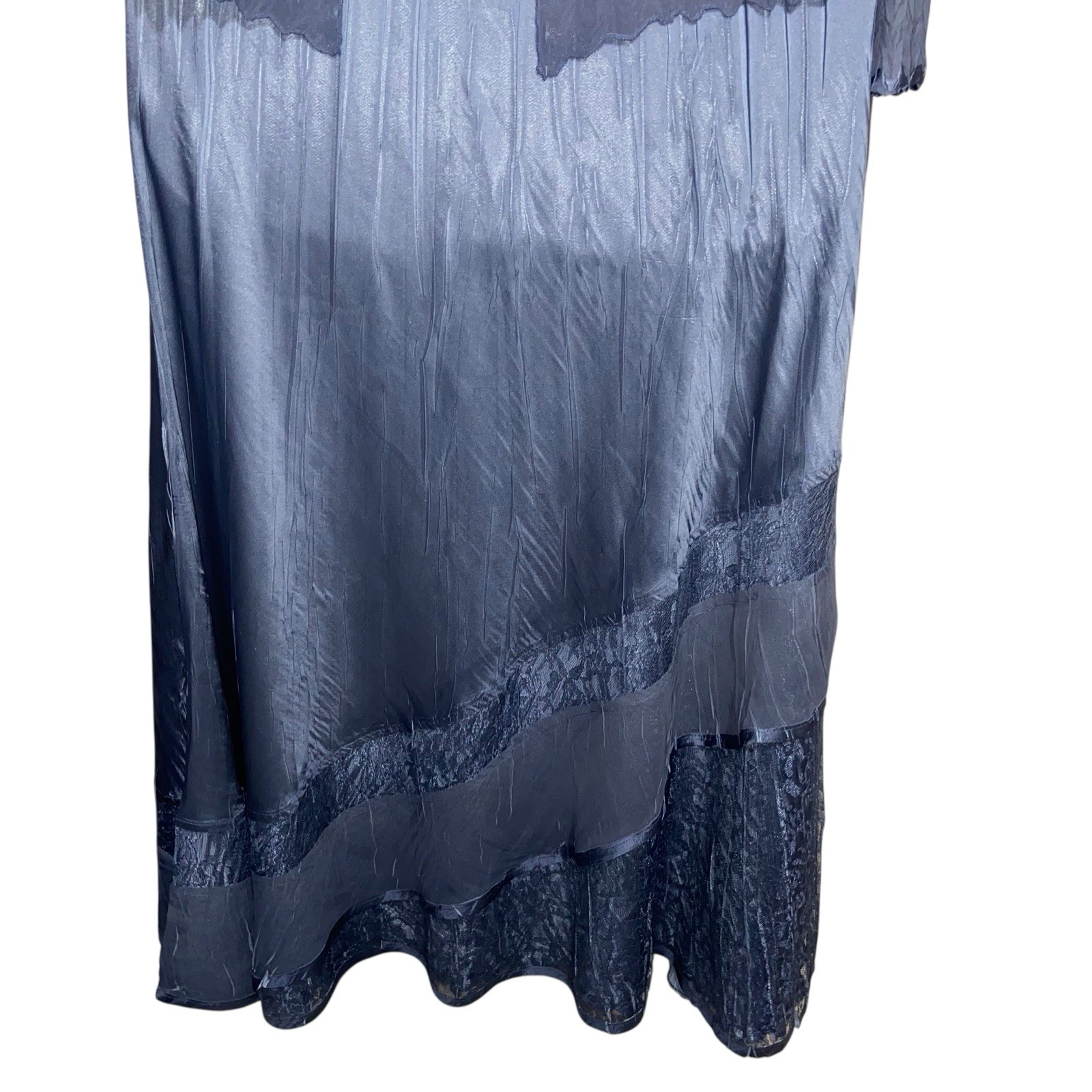 Komarov Dress W/ Jacket Medium Charmeuse Satin Wedding Mother Of Bride Fairy