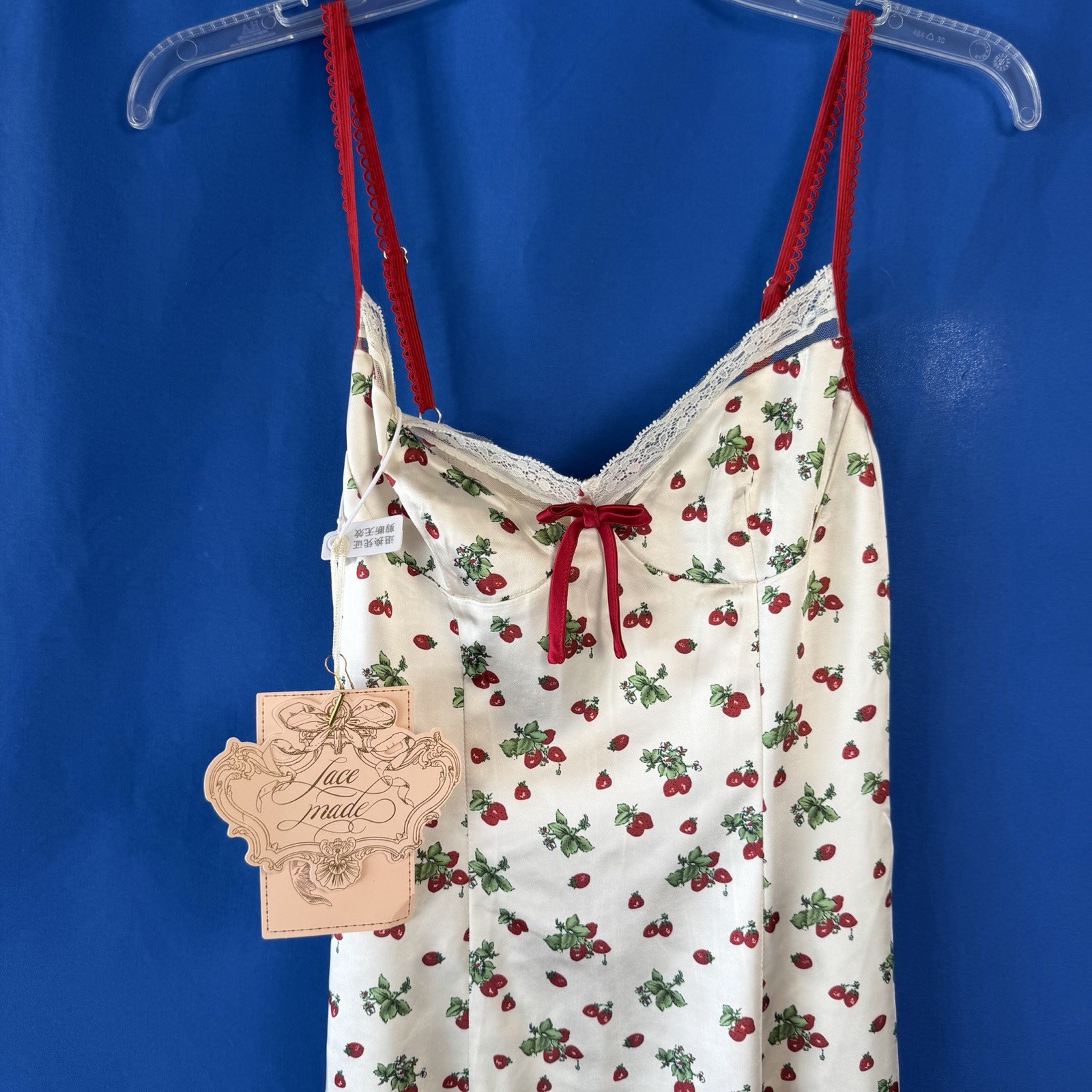 This LaceMade Strawberry Farm dress Size XS