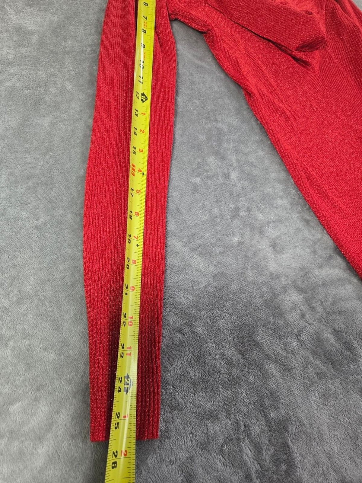 Hera Collection Red Long-Sleeve Maxi Dress with Cowl Neck