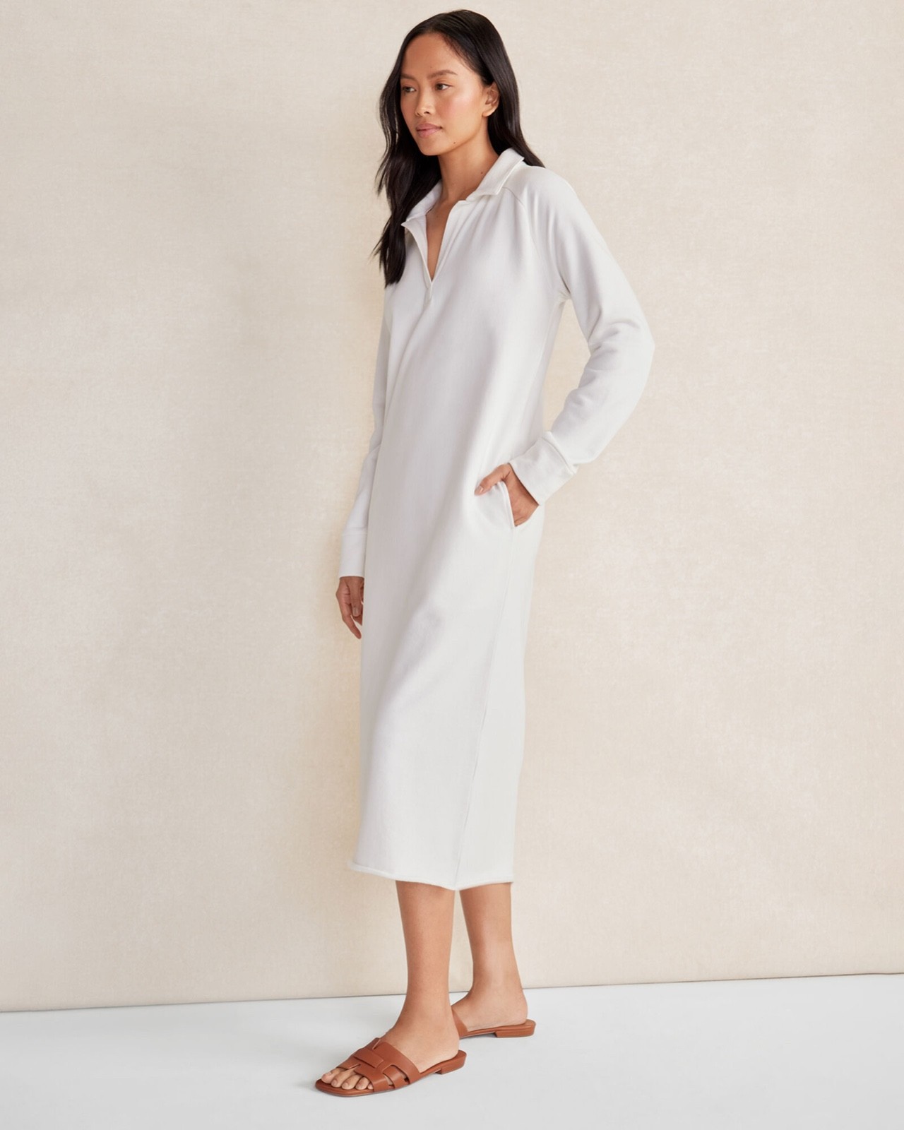 Haven Well Within Women`s $118 Organic Cotton Lofty Terry Lounge Dress size S