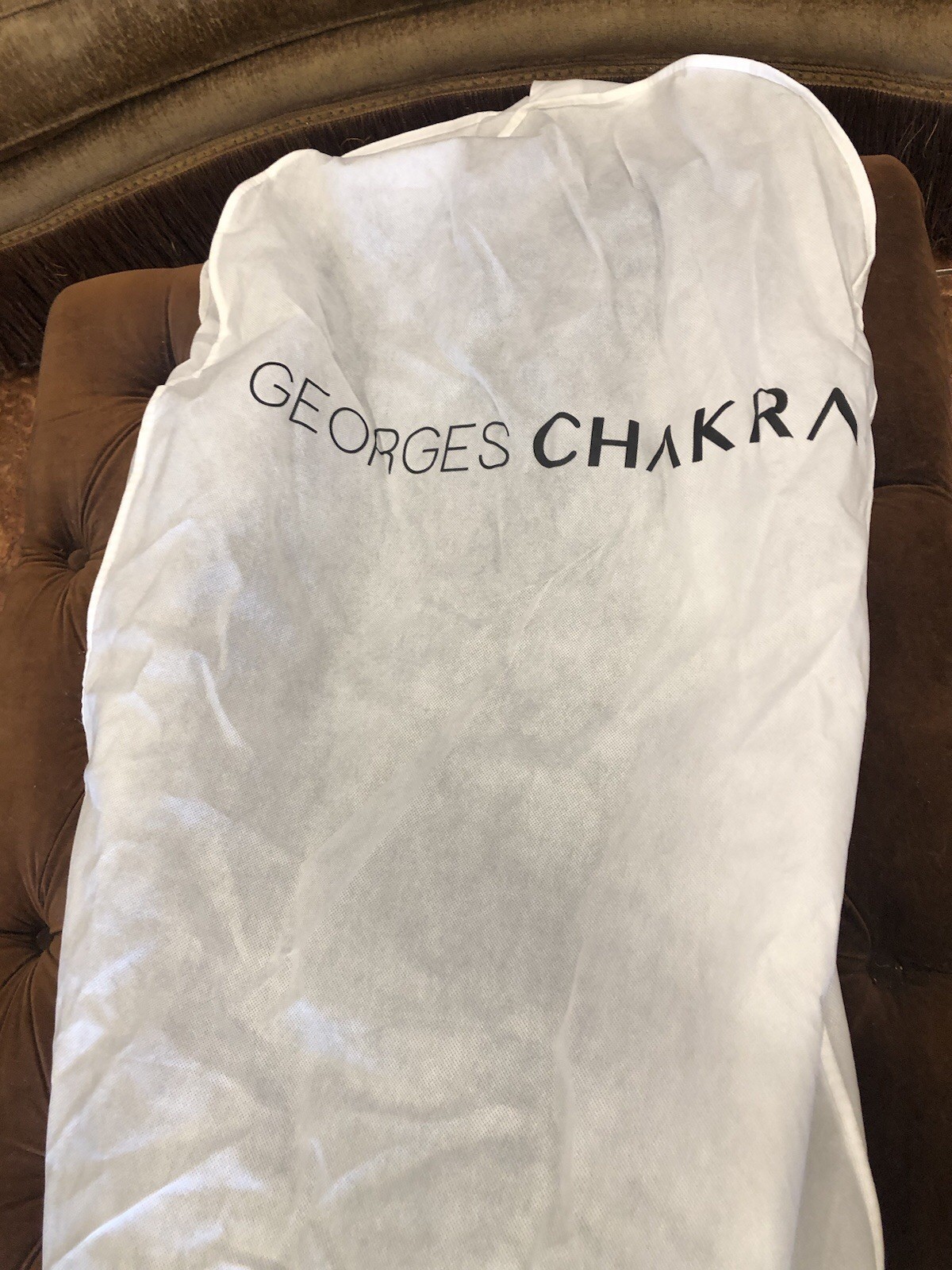 George’s chakra RUNWAY Sheer black Corset Gown Size XS Stunning!