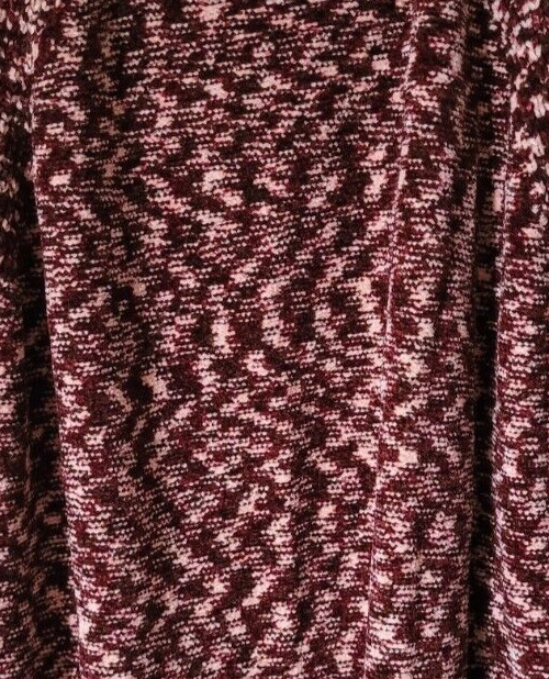 Lularoe Heathered Small Lauren Chenille Sweater Dress Long Sleeved Red Pink NEW!
