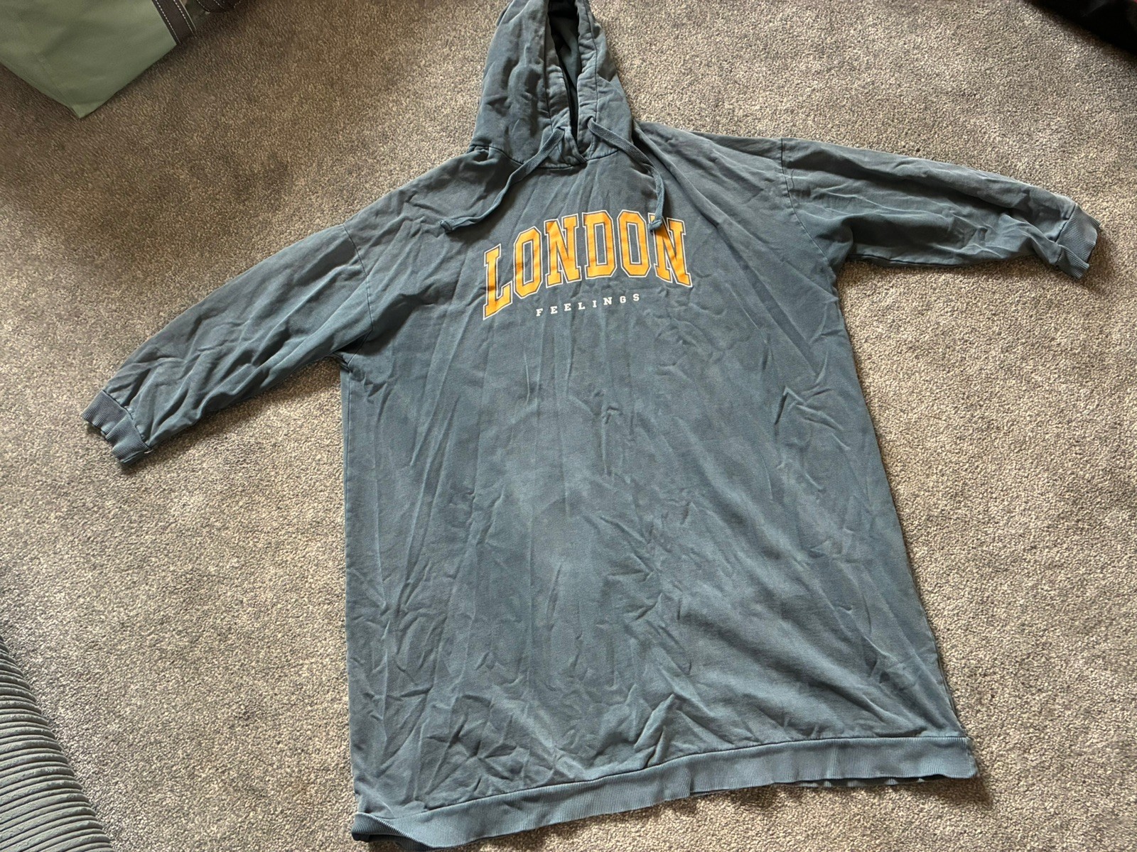 YOURS OVERSIZED HOODED JUMPER DRESS SIZE 24 PLUS SIZE