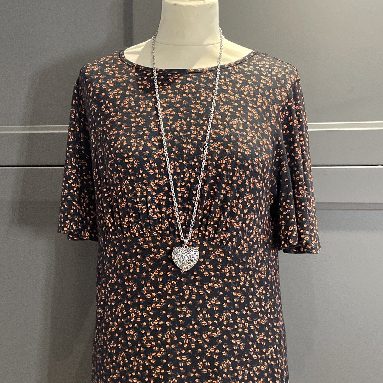Lovely Tunic Dress Size 12 EX COND All Year Wear Spring Summer Autumn Winter