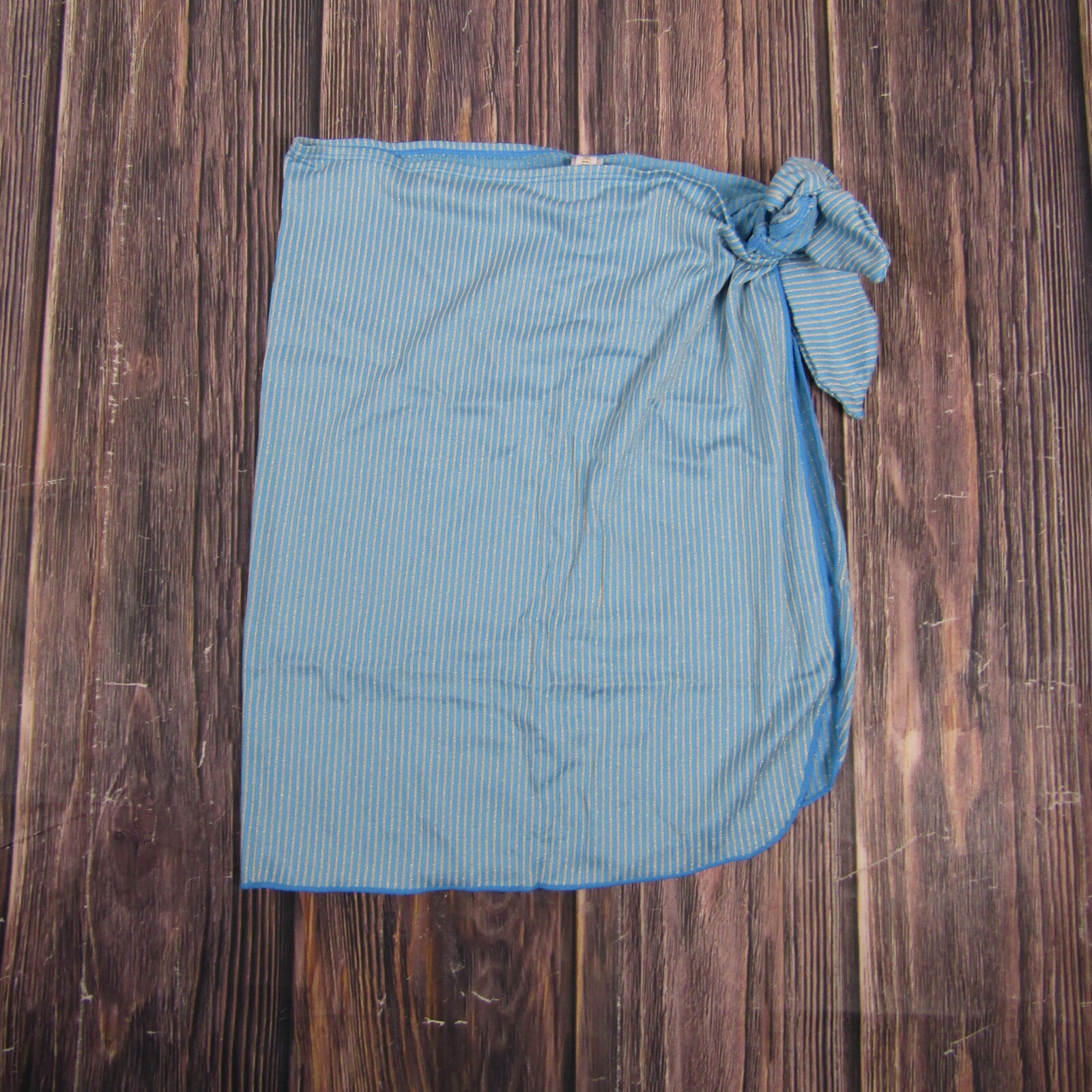 Mindy x Andie NEW NWT Womens Small/Medium Maya Sarong Blue Beach Summer
