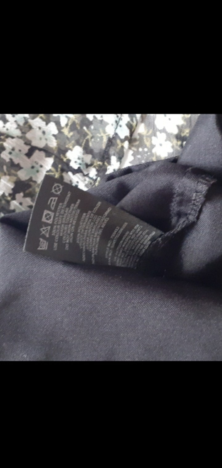 (¥P11.A2). PEP&CO black & white dress size 22 chest 42″