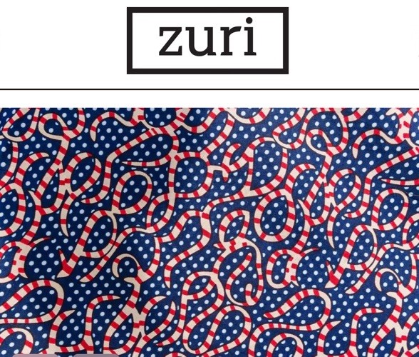 Zuri Kenya Dress Ribbon In The Sky Pattern Sz Lrg w/pockets- Dopamine Dressing!