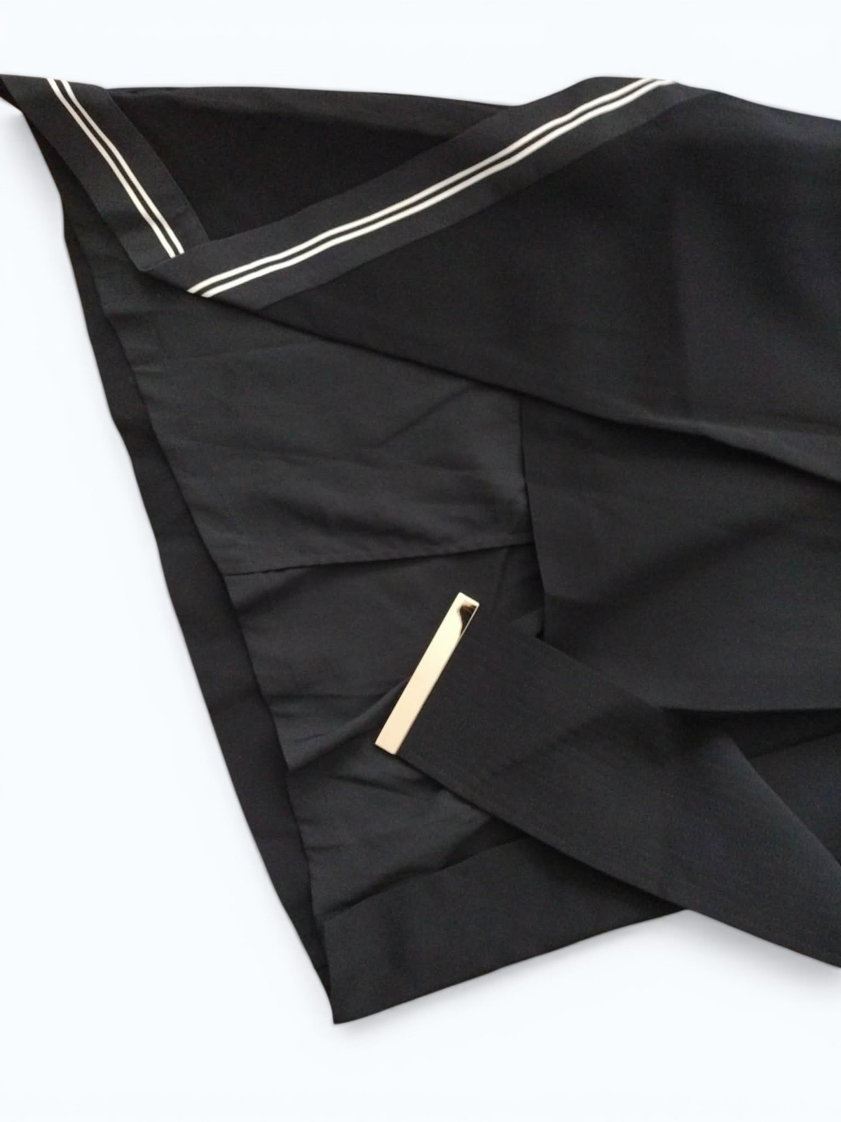 Preen by Thornton Bregazzi Resort 2016 Asymmetric Black Midi Dress RARE Luxury