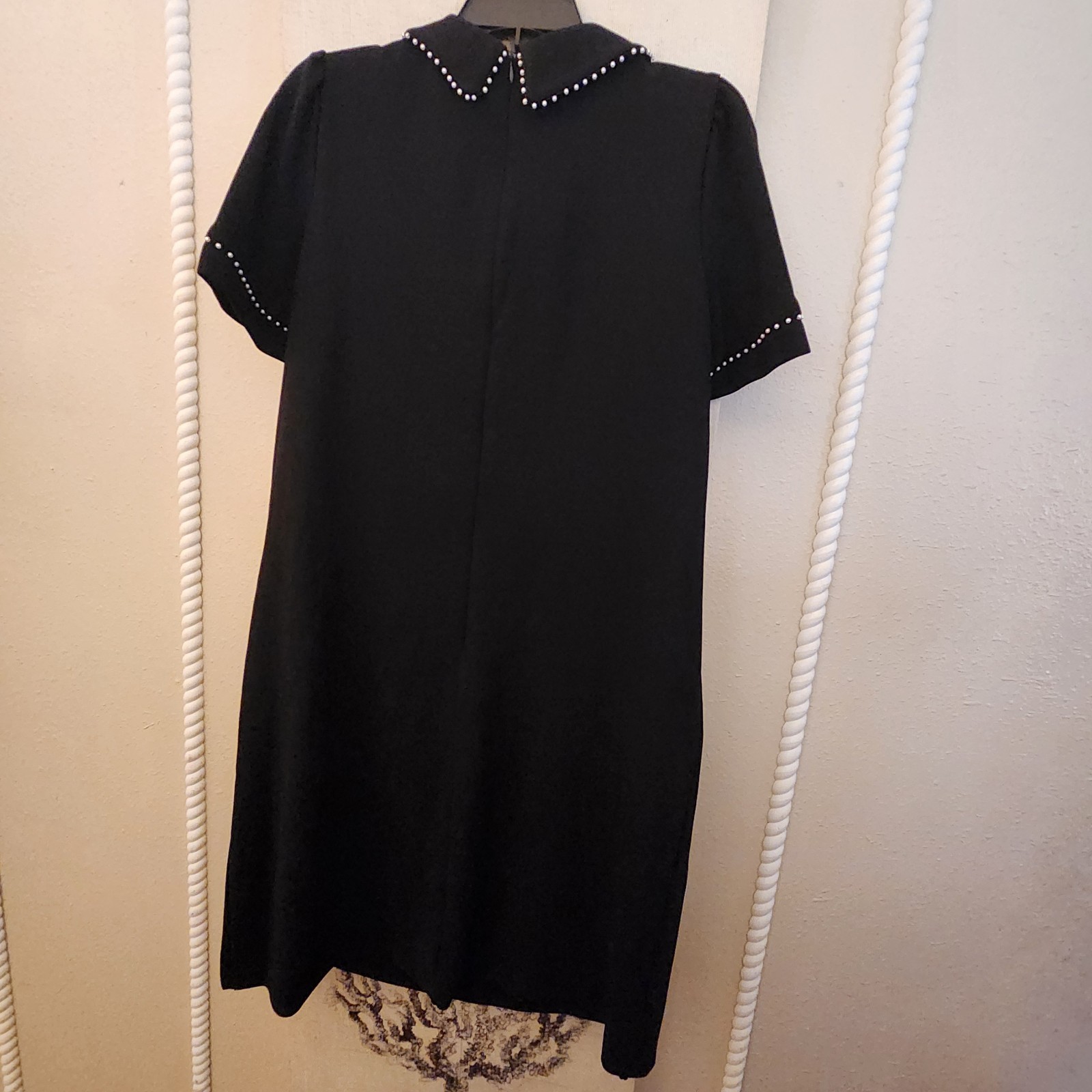 NEW Marshalls Julia Jordan Bow Beaded Sheath Women’s Dress BLACK Size 16