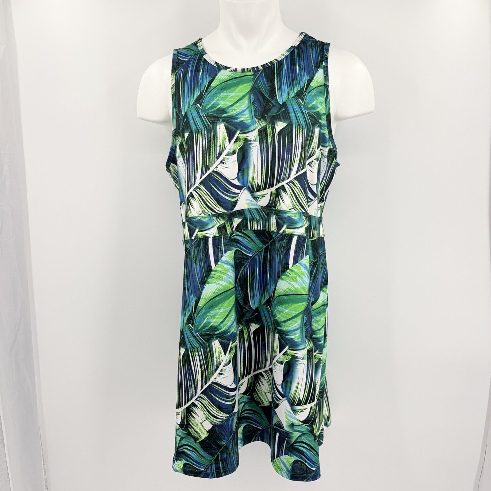 Reel Legends Keep It Cool Palm Athletic Dress XL Exercise Workout Performance