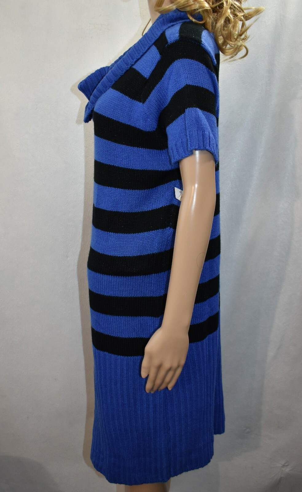Sauci Dress Sweater Blue & Black Size Small Women’s
