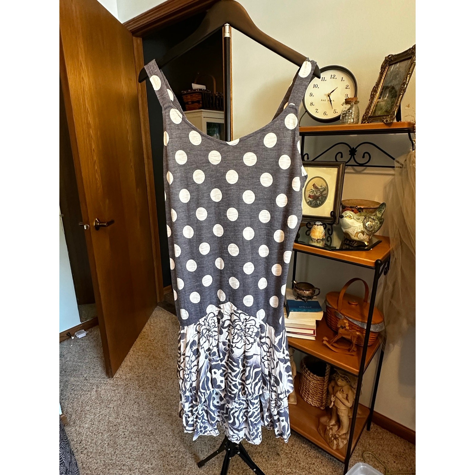 Tango Mango Polka Dot Sleeveless Resort Wear Sundress