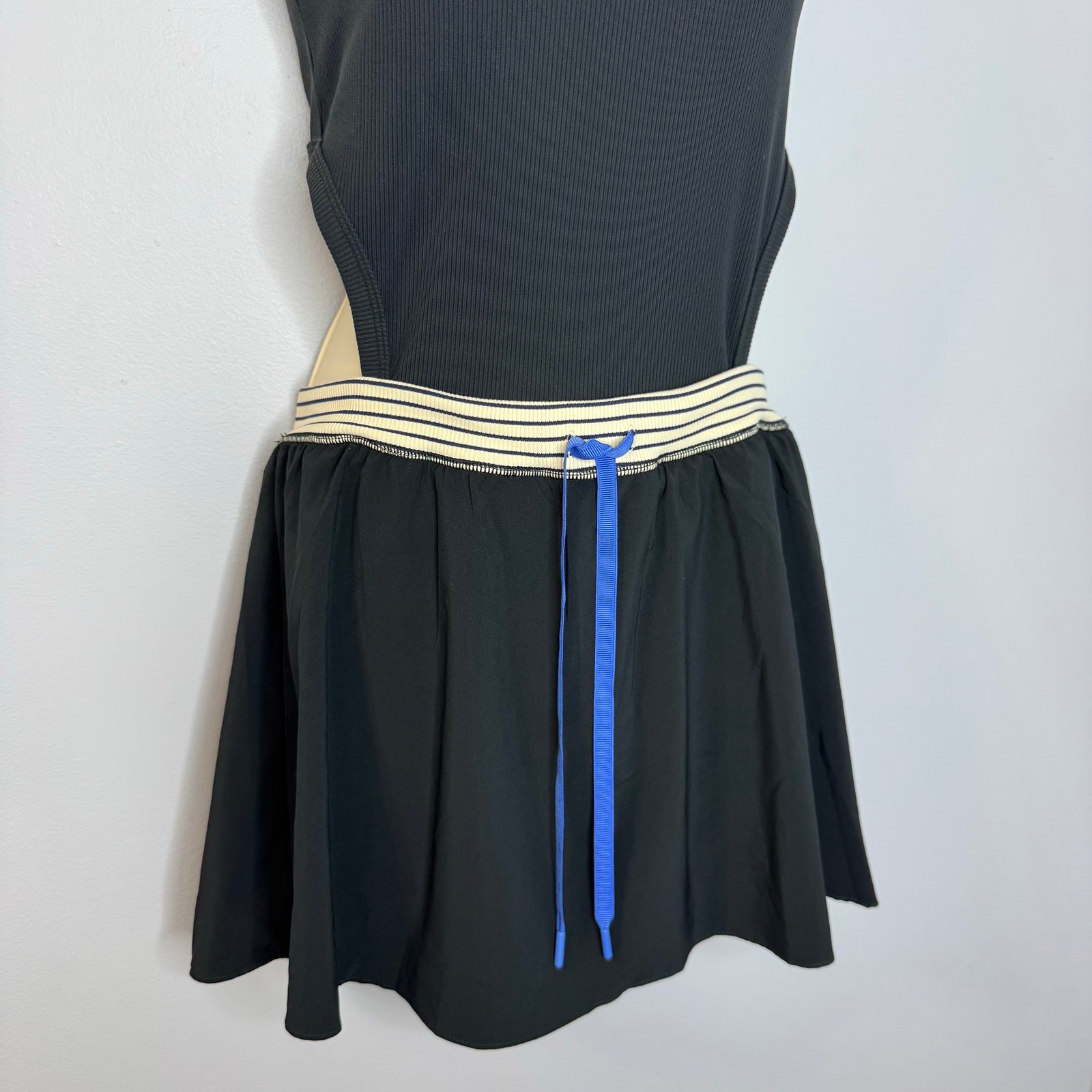 Offline By Aerie Ribbed Cutout Romper Dress Blue Women’s M