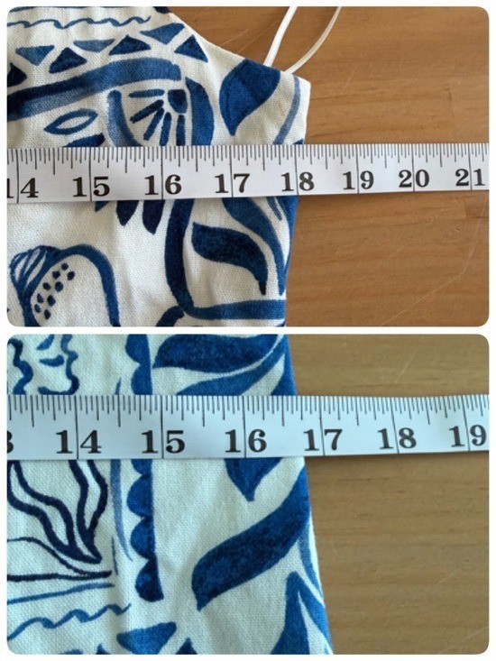 CeCe Ivory Blue Mediterranean Tile Print Tiered Maxi Dress Sz LARGE Rayon Linen