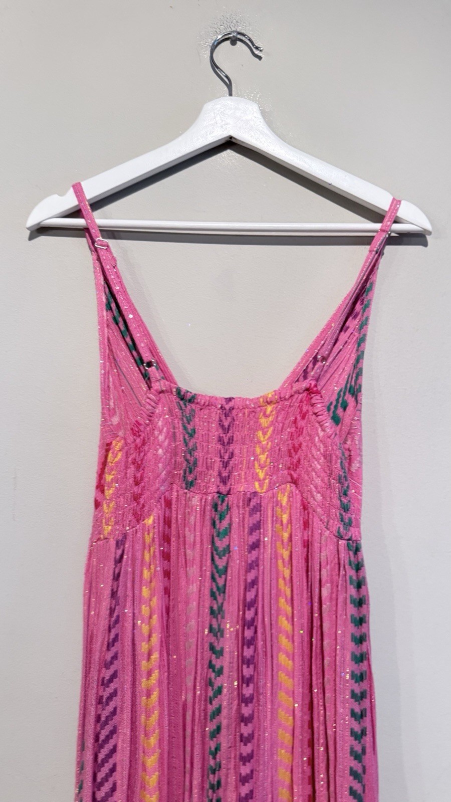 GOLD&SILVER PARIS DRESS Santorini Pink Maxi Dress Summer Vacation Women S Travel