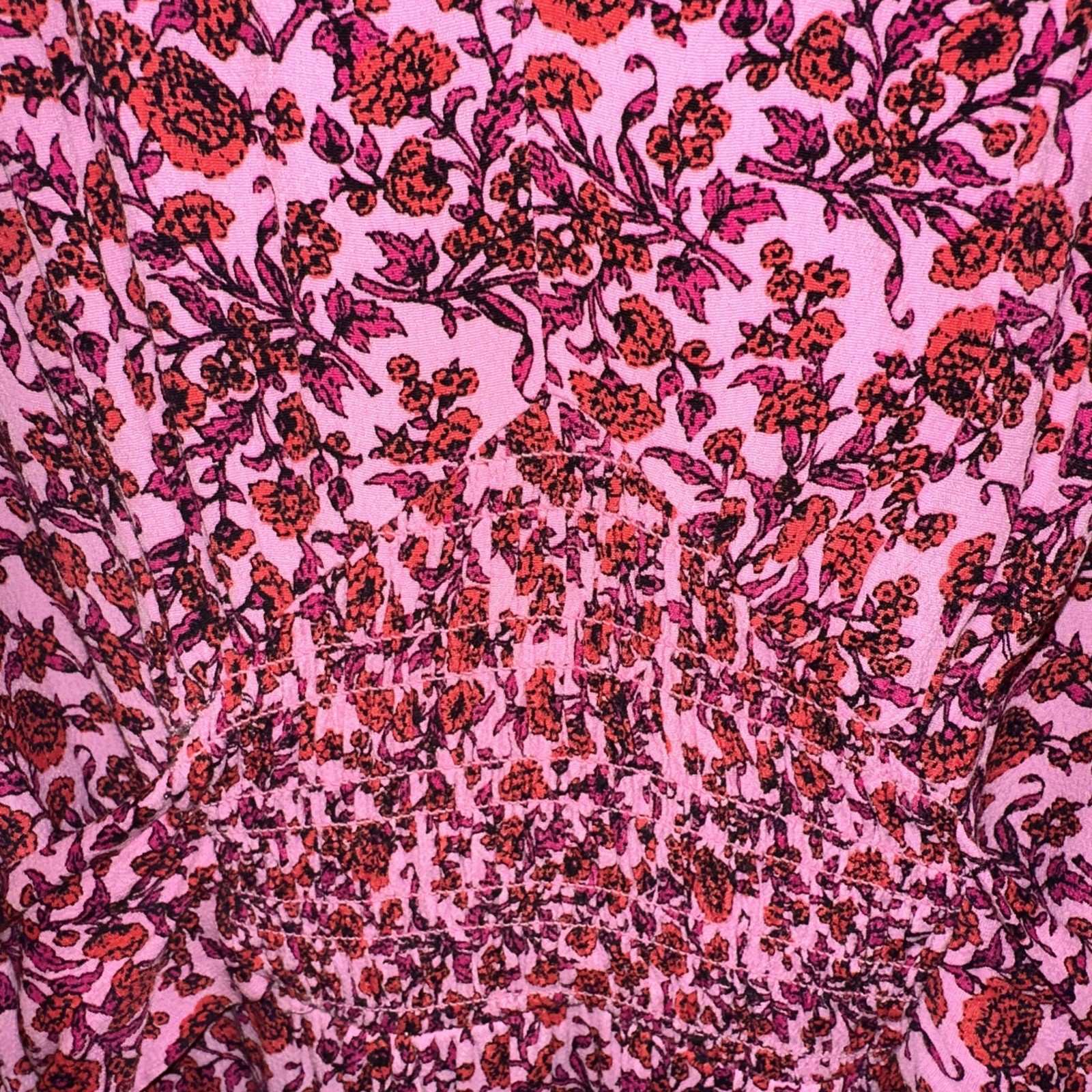 WHISTLES * SIZE 10 PINK HEATH FLORAL PRINT LADIES MIDI DRESS RRP £149