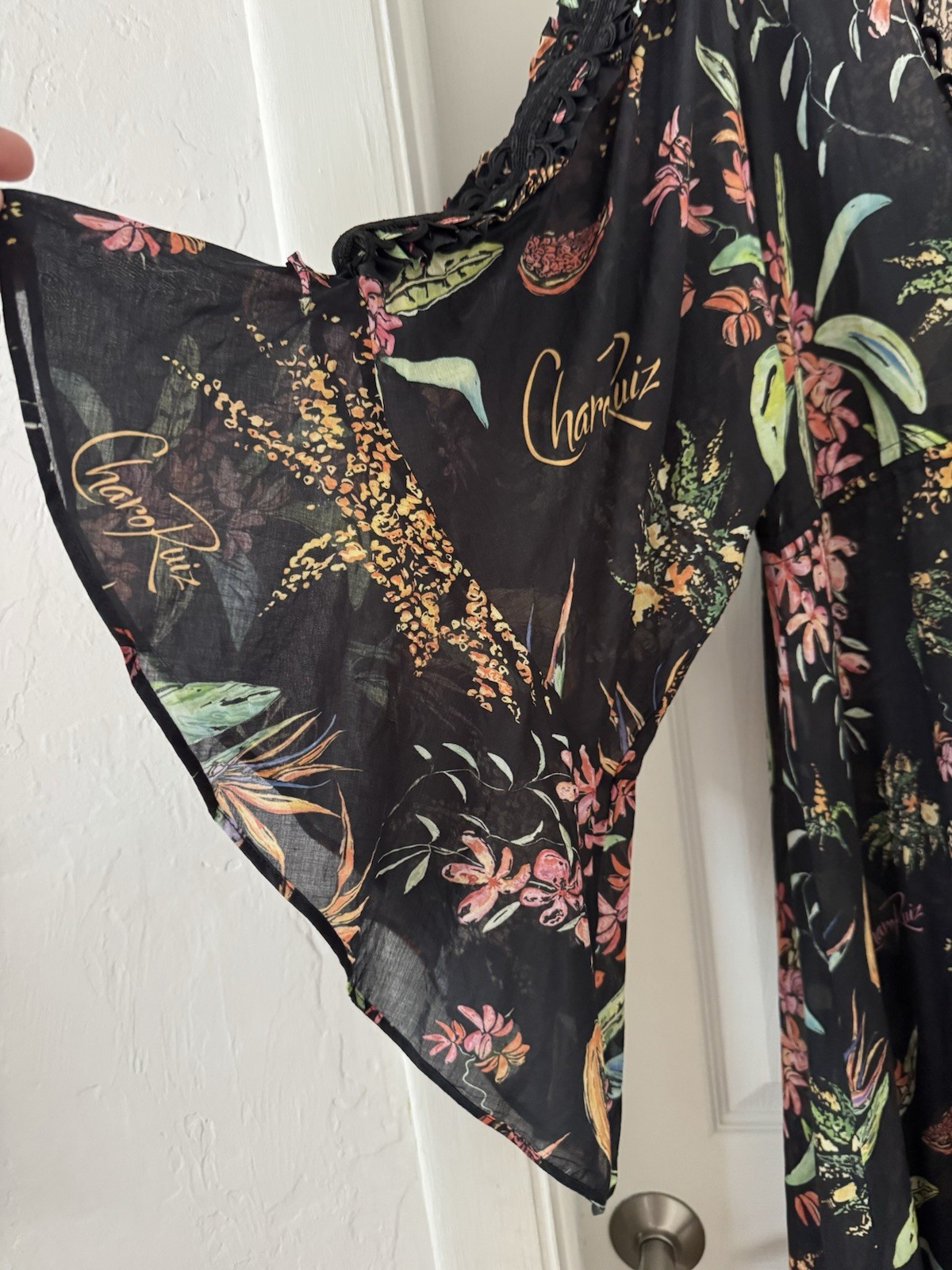charo ruiz Ibiza Leonora Multicolor Caftan Cover Size L