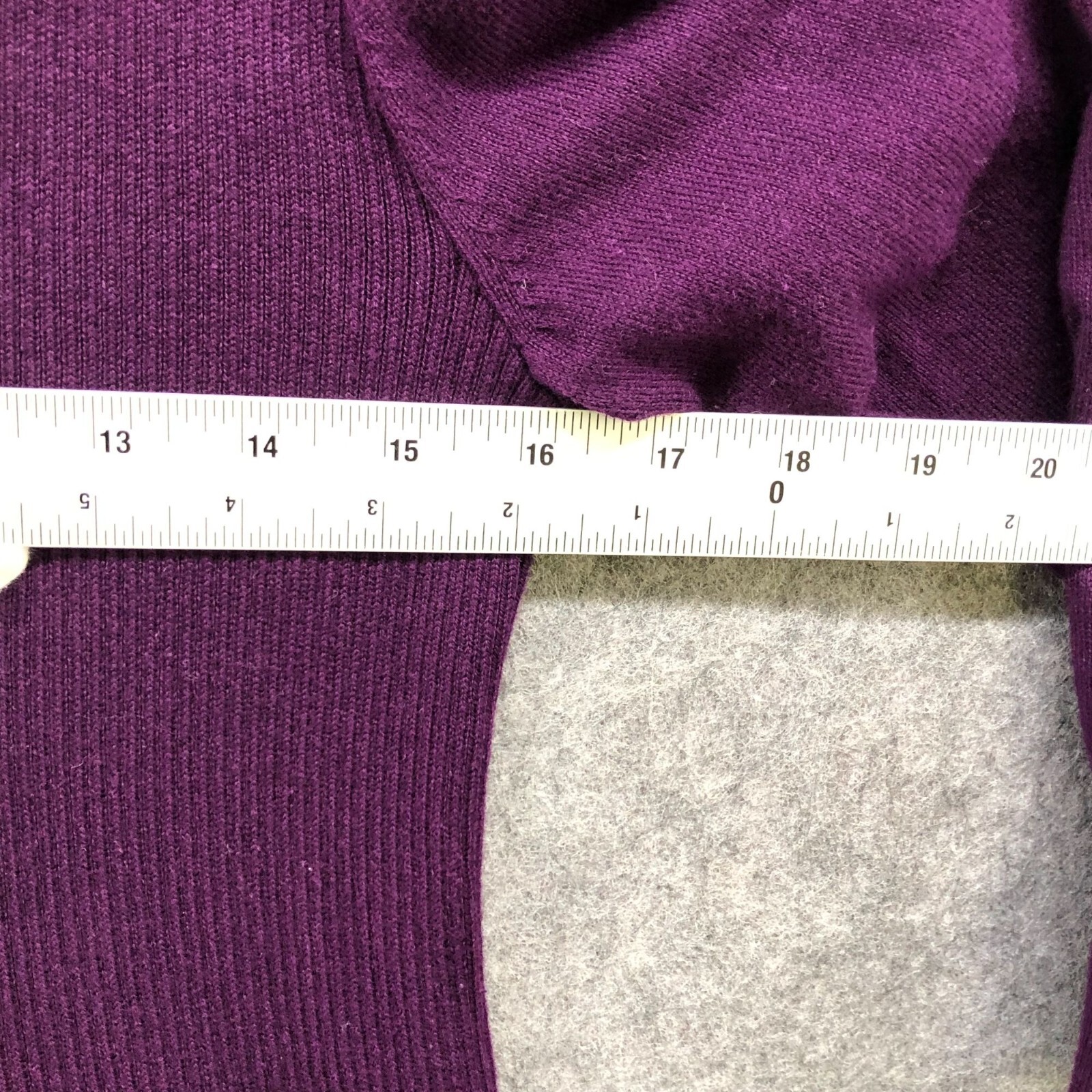 NWT American Living Cowl Neck Sweater Dress L Purple Long Sleeve Knit A Line