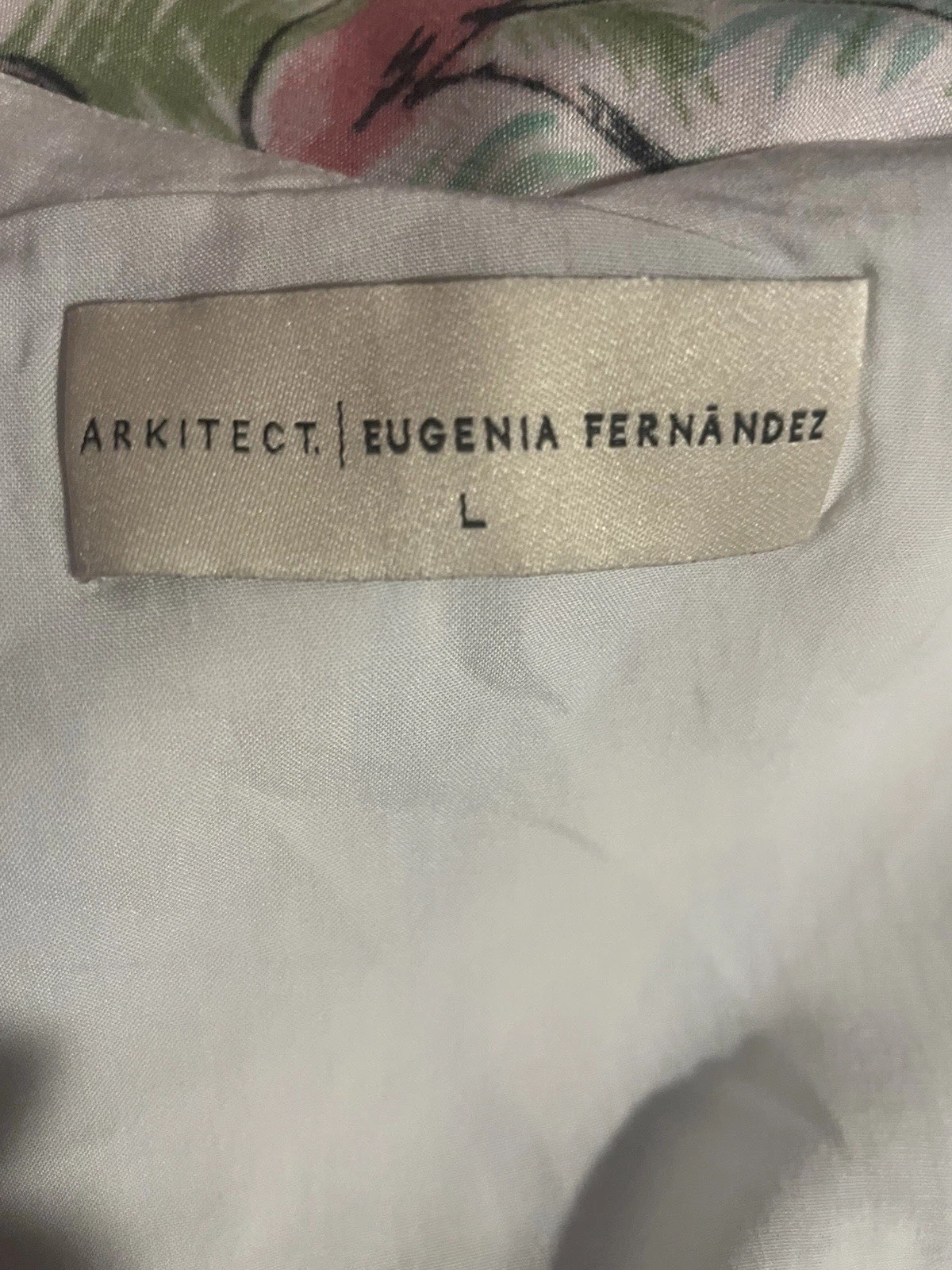 Arkitect Eugenia Fernandez L Tropical Dress Columbia Azul