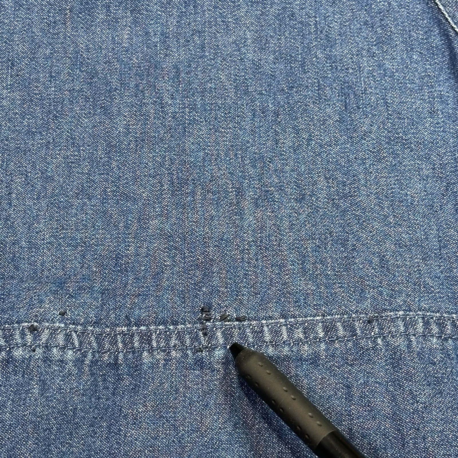 Premier International Embroidered Denim Jumper Dress MED Maxi Cottagecore