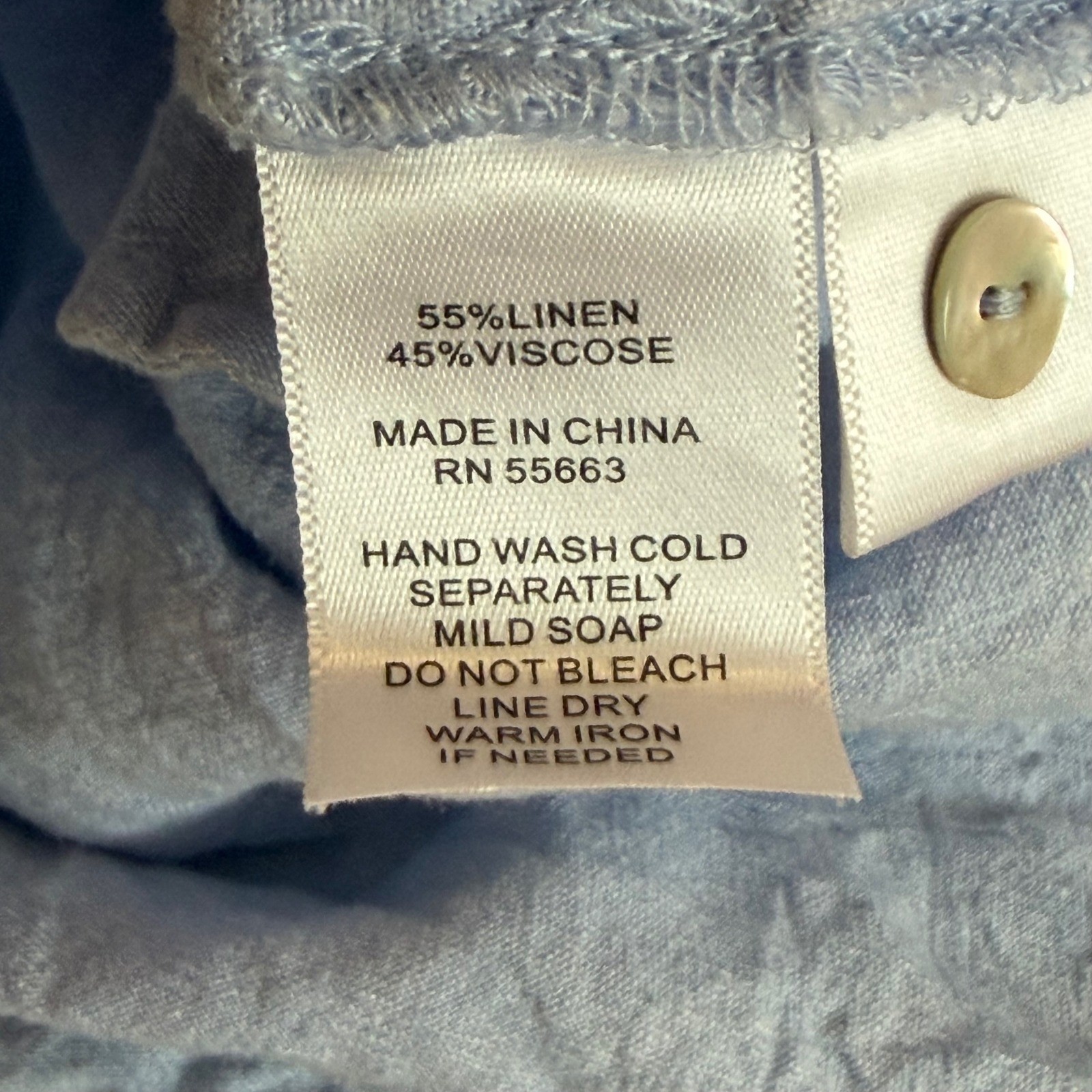 C&C California Linen Button Down Shirt Dress XL Roll Tab Sleeve Fisherman Beach