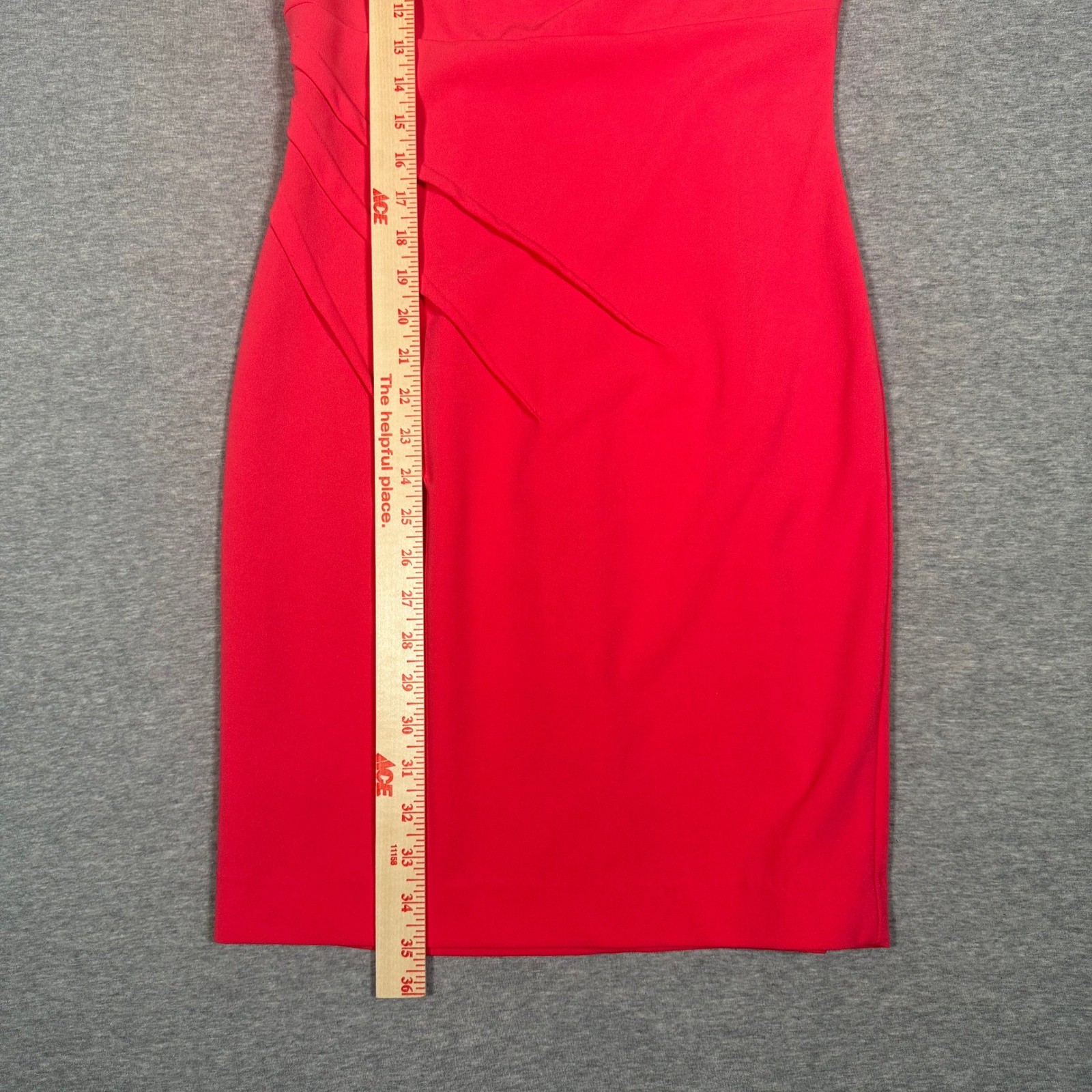 Calvin Klein Womens Pink Pleated Sleeveless Sheath Dress Size 4 Crepe Cocktail