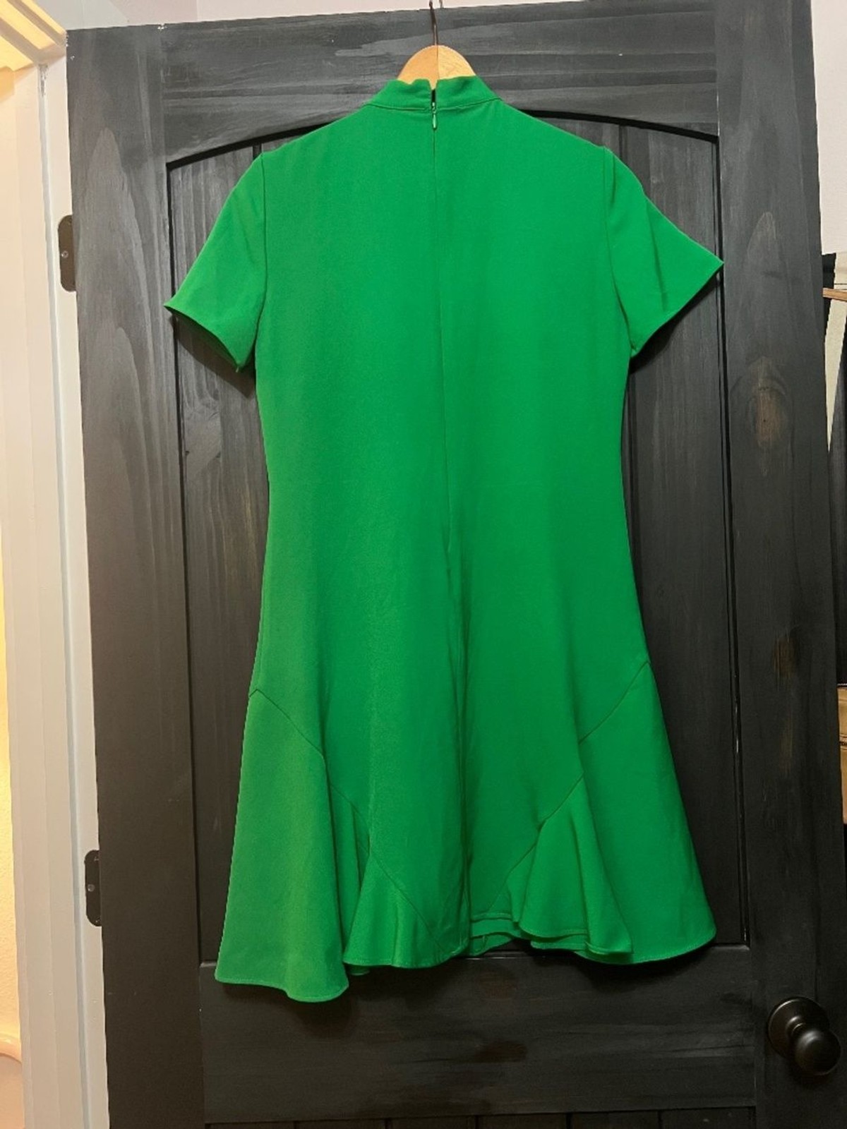 CeCe Short A-Line Bow Tie Neck Dress | Size 4