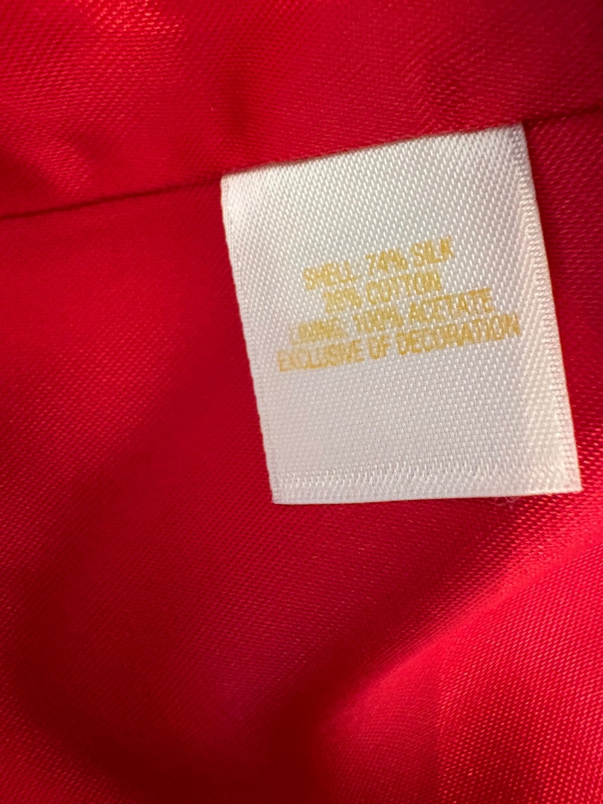 Kate Spade New York Red Silk Blend Ruffle Neck Fit & Flare Cocktail Dress Size
