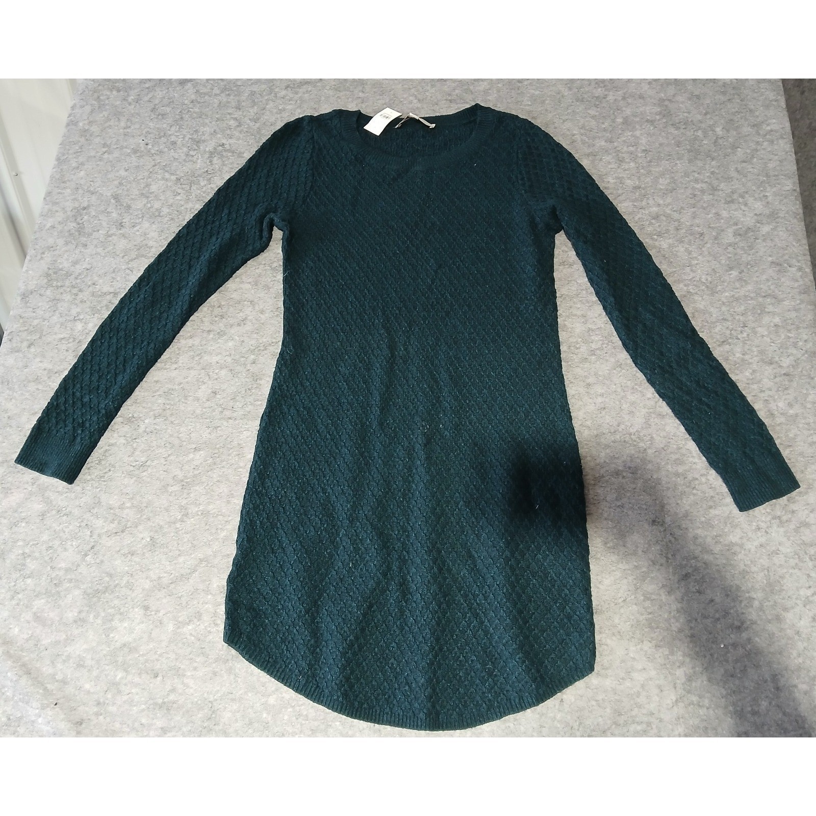 LOFT Sweater Dress Knit Long Sleeve Women’s Small Green Casual NWT Gift Holidays