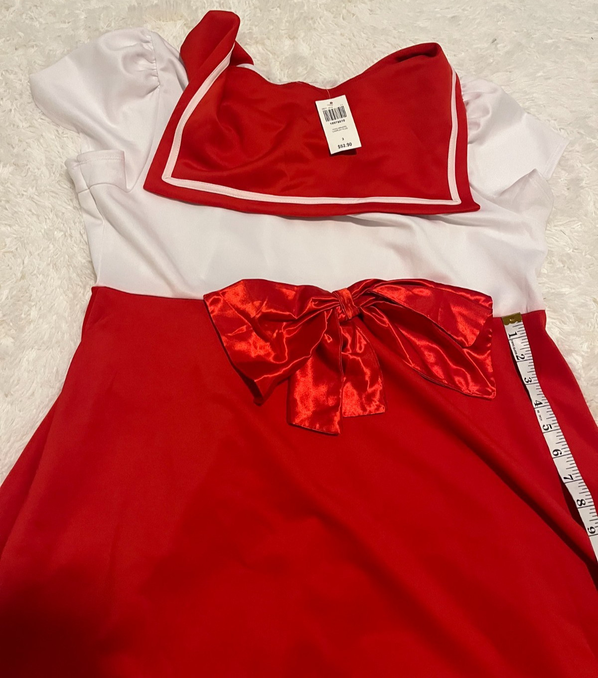 NEW NWT Hot Topic Sailor Moon Sailor Mars plus 3X dress Cosplay