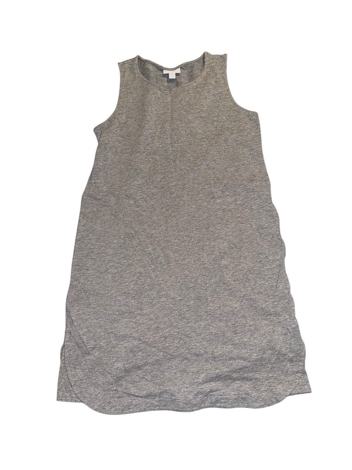 J. Jill Pure Jill Tank Dress Size Small Petite Indigo Gray Womens Cotton T-Shirt